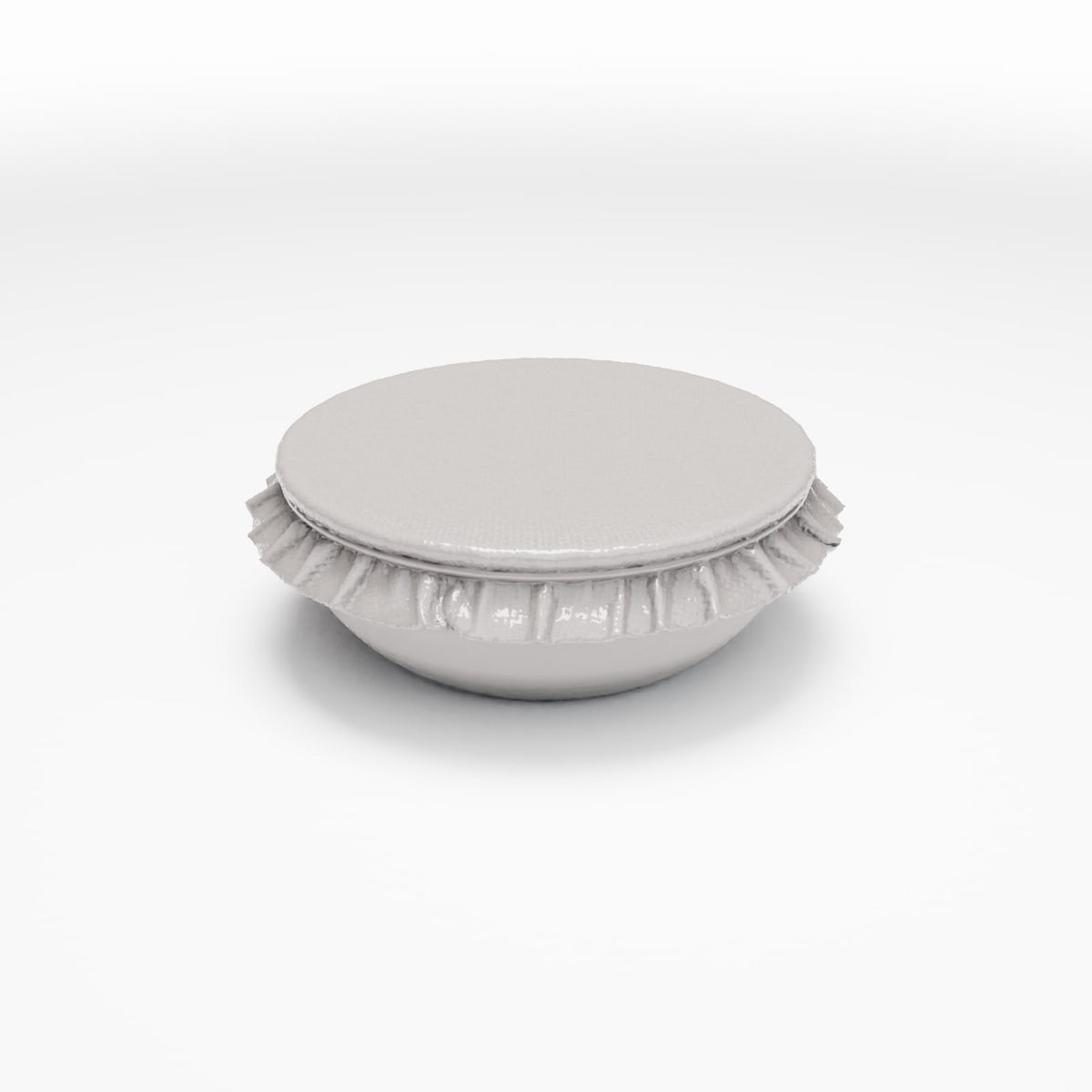 Diorama model-building product photo 2: Diorama Kitchen: Miniature Lidded Clay Bowl (Ref. 1353D)