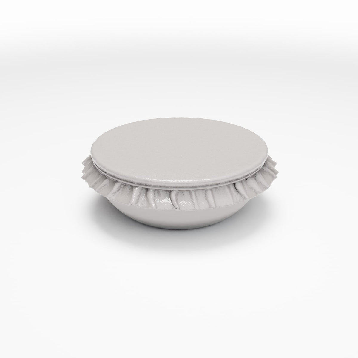 Diorama model-building product photo 3: Diorama Kitchen: Miniature Lidded Clay Bowl (Ref. 1353D)