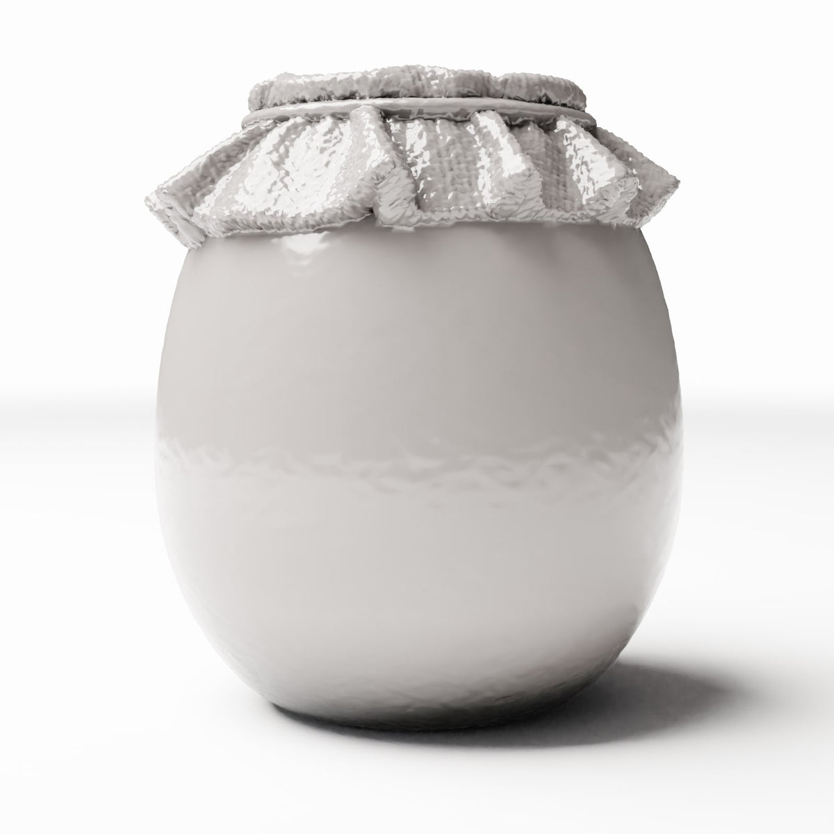 Diorama model-building product photo 3: Diorama Kitchen: Miniature Jug with Cover (Ref. 1357D)