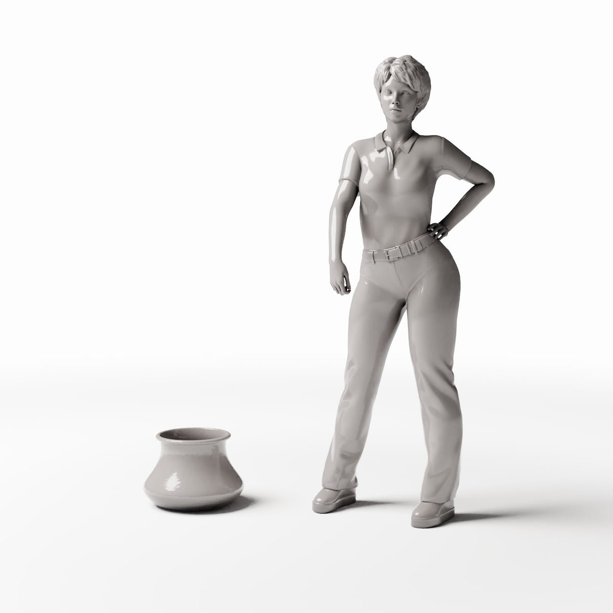 Diorama model-building product photo 1: Diorama Kitchen: Miniature Clay Jug (Ref. 1360D)