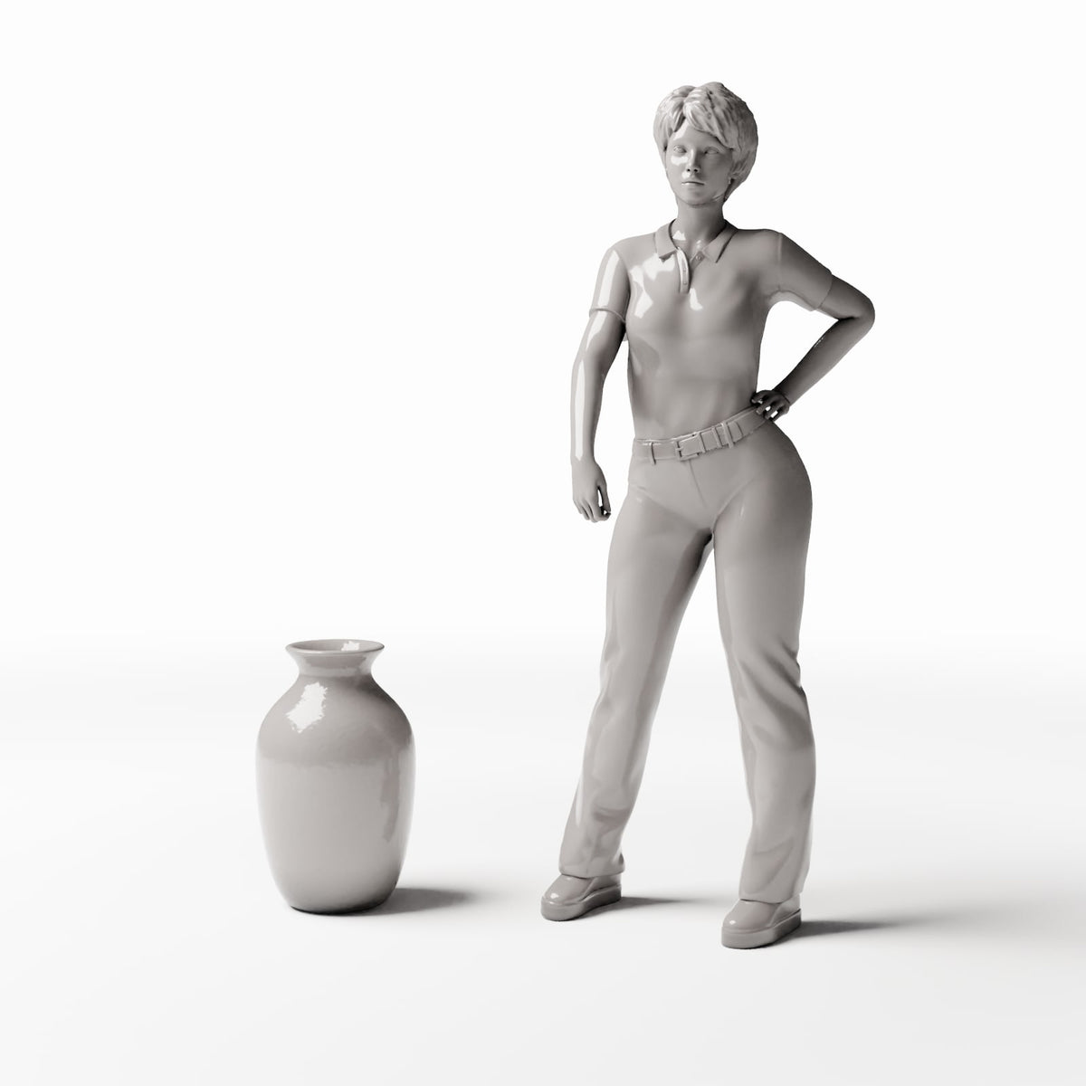 Diorama model-building product photo 1: Diorama Kitchen: Miniature Clay Jug (Ref. 1366D)