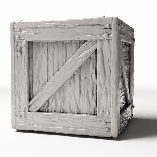 Diorama model-building product photo 0: Diorama Supplies: Rustic Miniature Crate (Ref. 1369D)