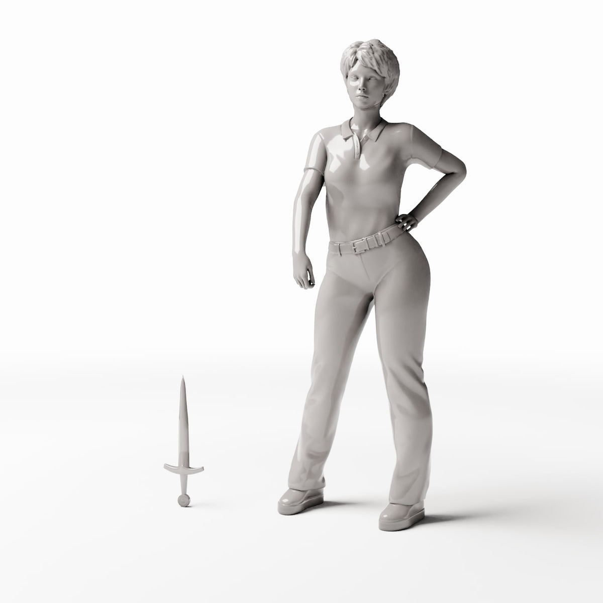 Diorama model-building product photo 1: Diorama Military Equipment: Dagger with Crossguard (Ref. 1383D)
