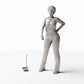 Diorama Modellbau Produktfoto 1: Diorama Küche: Eiserner Schöpflöffel für die Miniaturküche (Ref. 1414D)