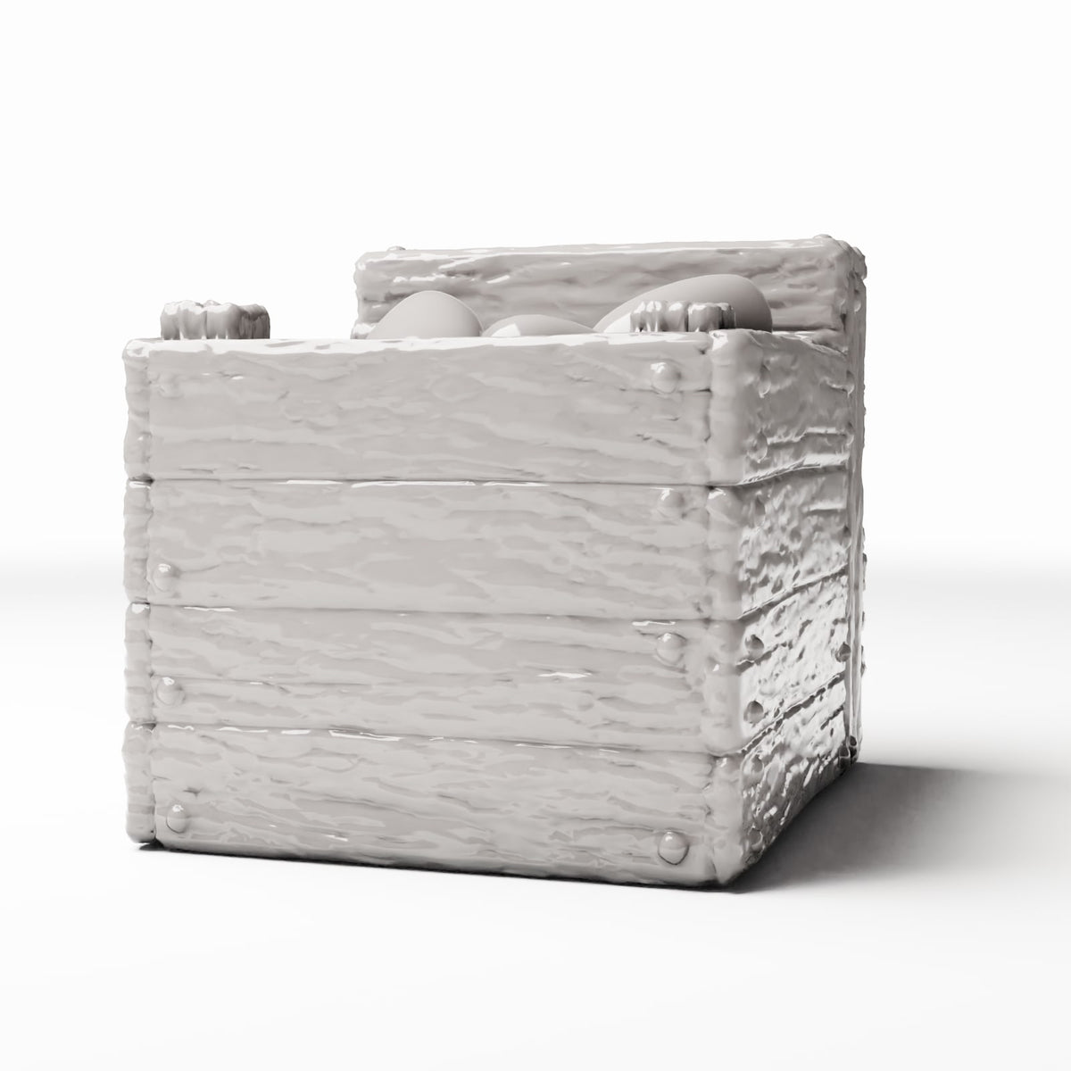 Diorama model-building product photo 0: Diorama Market: Rustic Fruit Crate (Ref. 1417D)