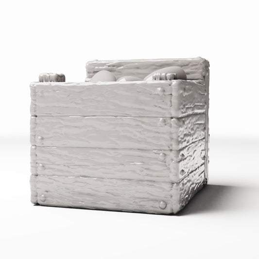 Diorama model-building product photo 0: Diorama Market: Rustic Fruit Crate (Ref. 1417D)