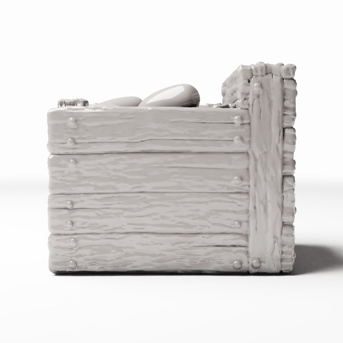 Diorama model-building product photo 2: Diorama Market: Rustic Fruit Crate (Ref. 1417D)