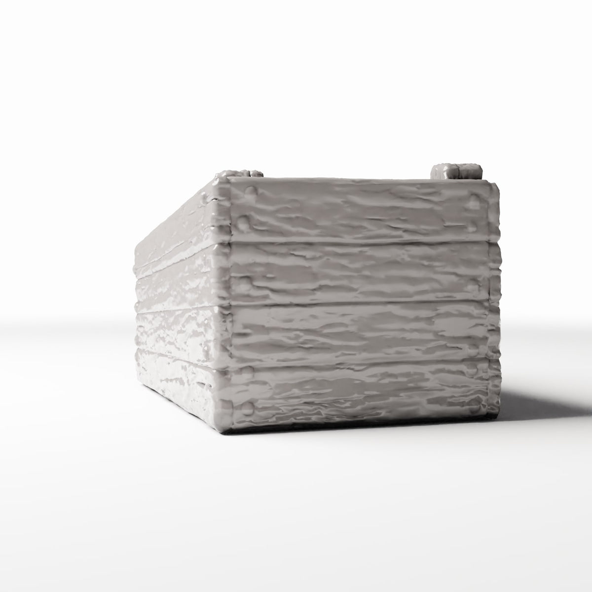 Diorama model-building product photo 3: Diorama Supplies: Empty Wooden Market Crate (Ref. 1418D)