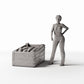 Diorama model-building product photo 1: Diorama Market Accessories: Crate of Fruit (Ref. 1419D)