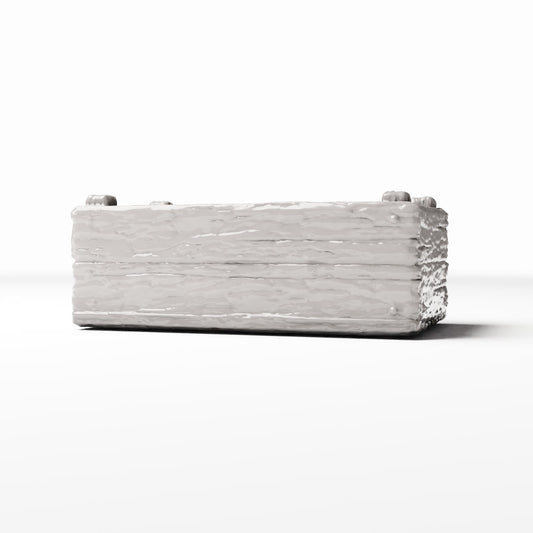 Diorama model-building product photo 0: Diorama Supplies: Empty Rustic Market Crate (Ref. 1420D)
