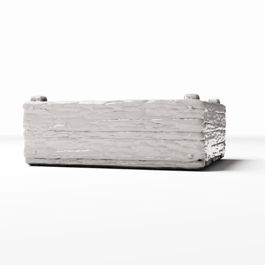 Diorama model-building product photo 0: Diorama Supplies: Rustic Market Crate as Market Accessory (Ref. 1425D)
