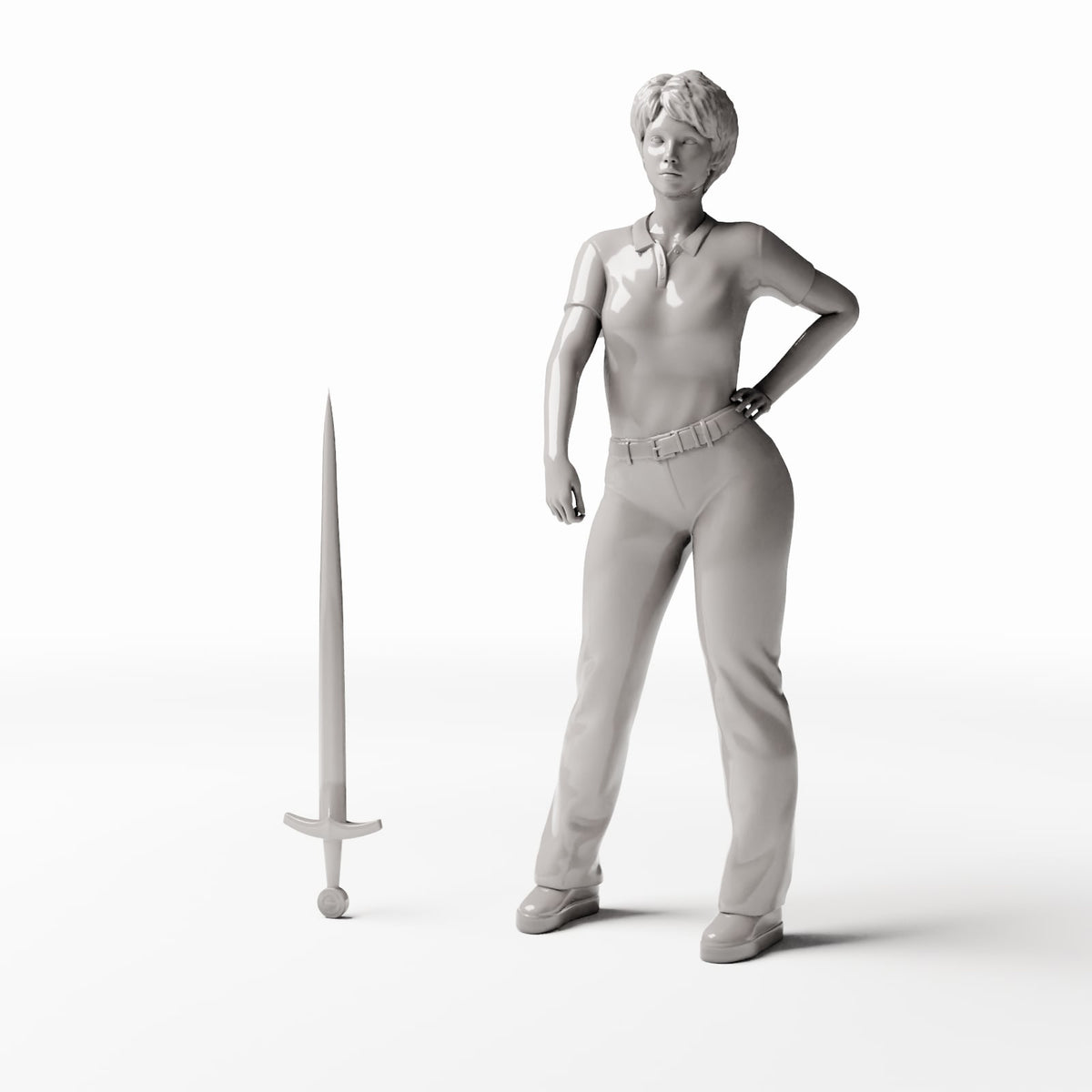 Diorama model-building product photo 1: Diorama Weapons: Forged Sword for Military Dioramas (Ref. 1460D)