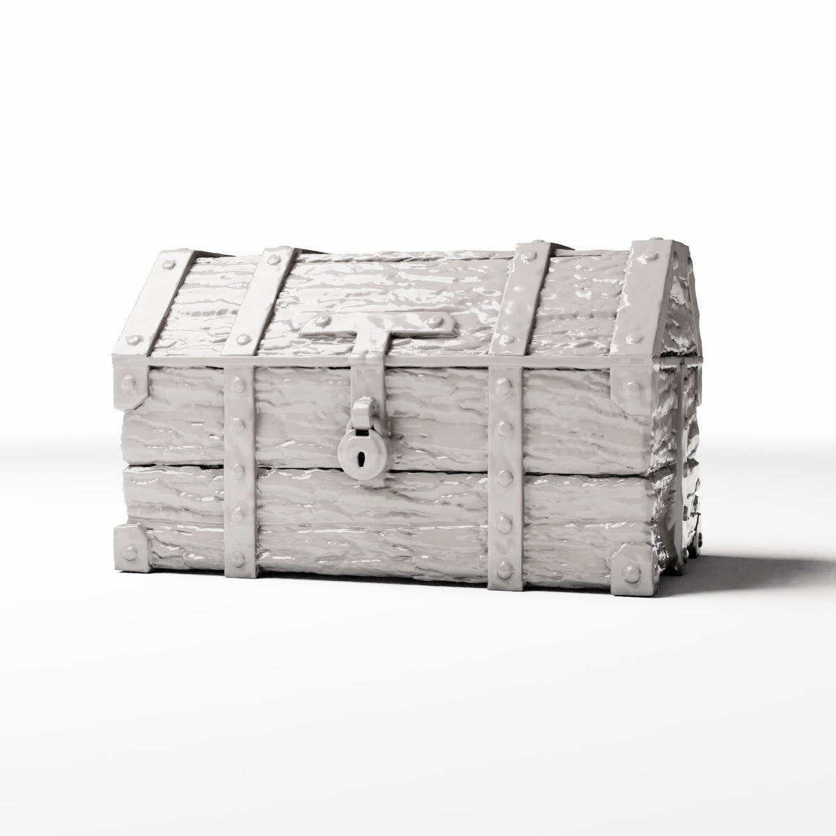 Diorama model-building product photo 0: Diorama Storage: Large Treasure Chest with Padlock (Ref. 1463D)