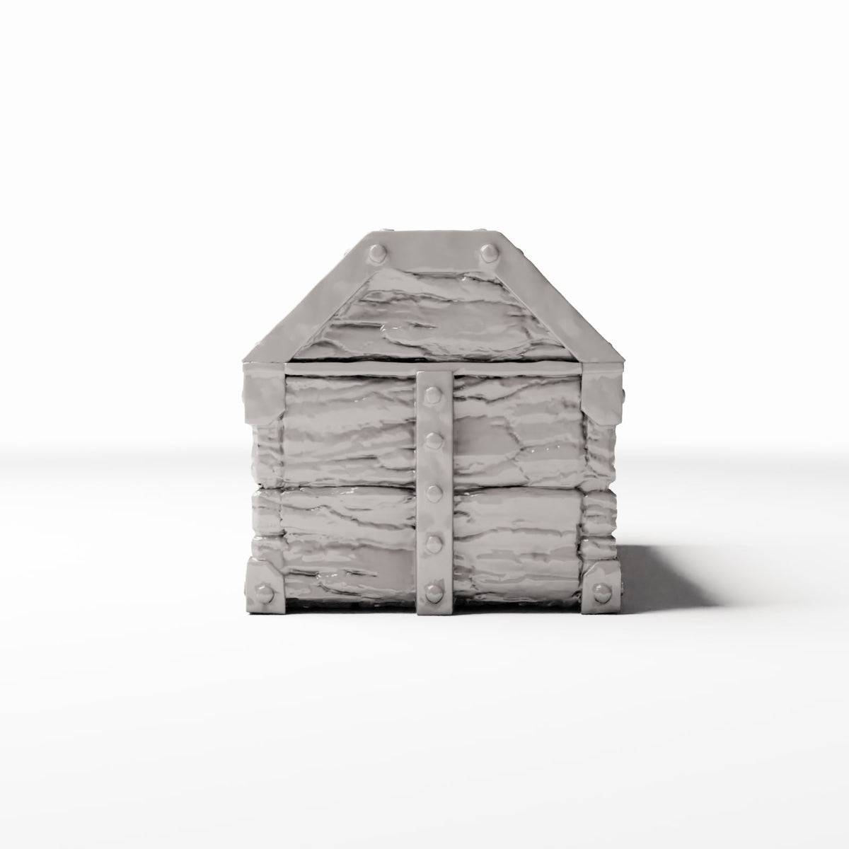 Diorama model-building product photo 2: Diorama Storage: Large Treasure Chest with Padlock (Ref. 1463D)