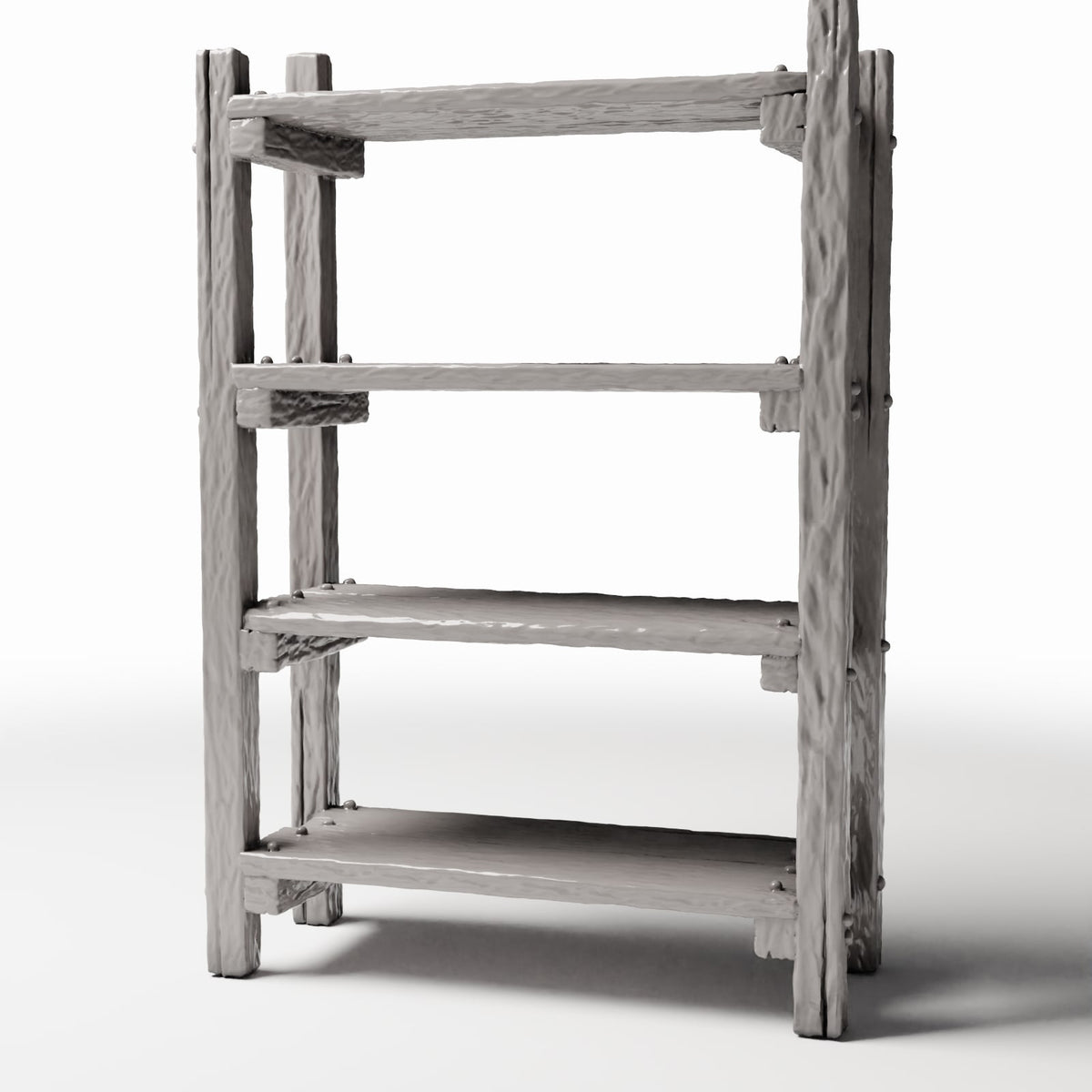 Diorama model-building product photo 0: Diorama Furniture: Rustic Miniature Ladder Shelf (Ref. 1486D)