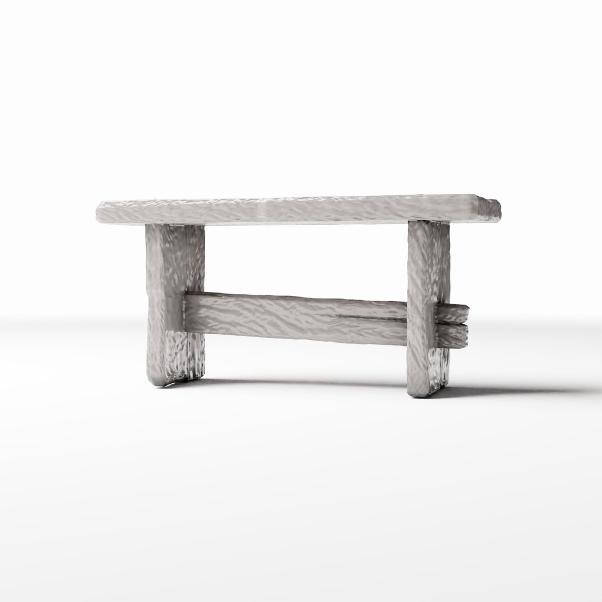 Diorama model-building product photo 0: Diorama Furniture: Rustic Wooden Bench Miniature (Ref. 1487D)