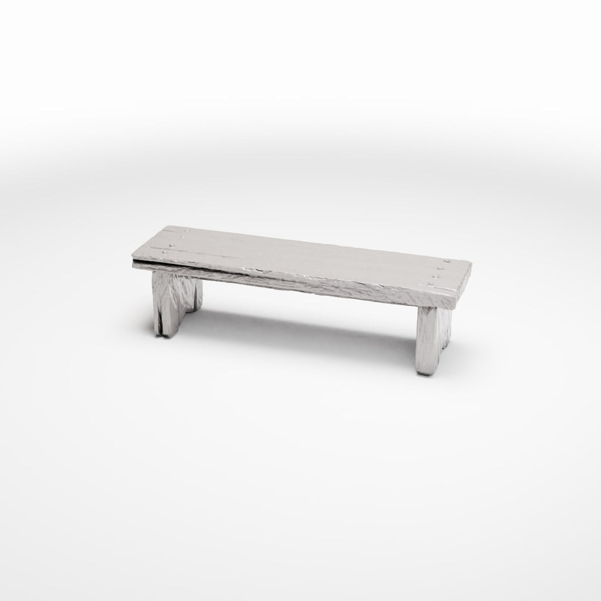 Diorama model-building product photo 0: Diorama Furniture: Rustic Miniature Kitchen Bench (Ref. 1488D)