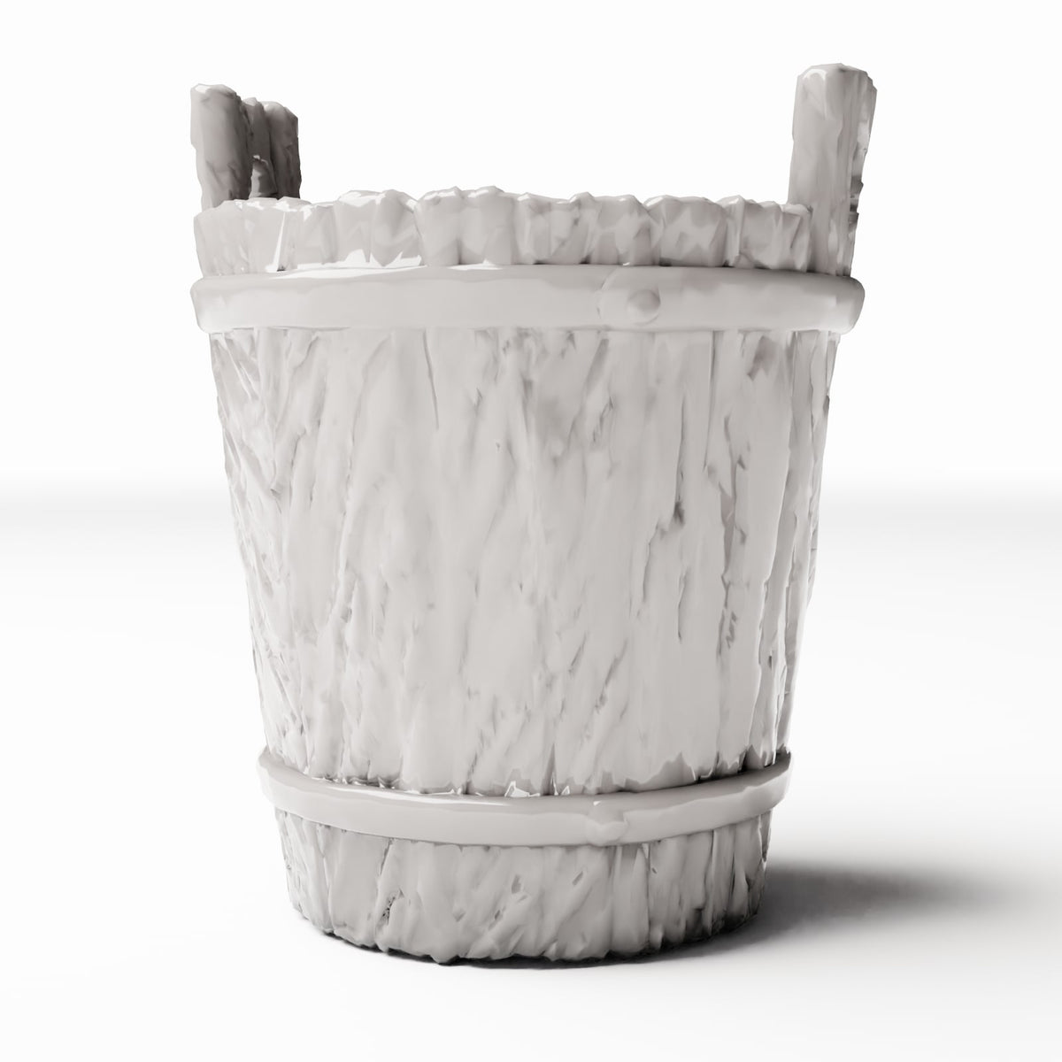 Diorama model-building product photo 0: Diorama Household: Rustic Wooden Bucket for Diorama Interiors (Ref. 1489D)