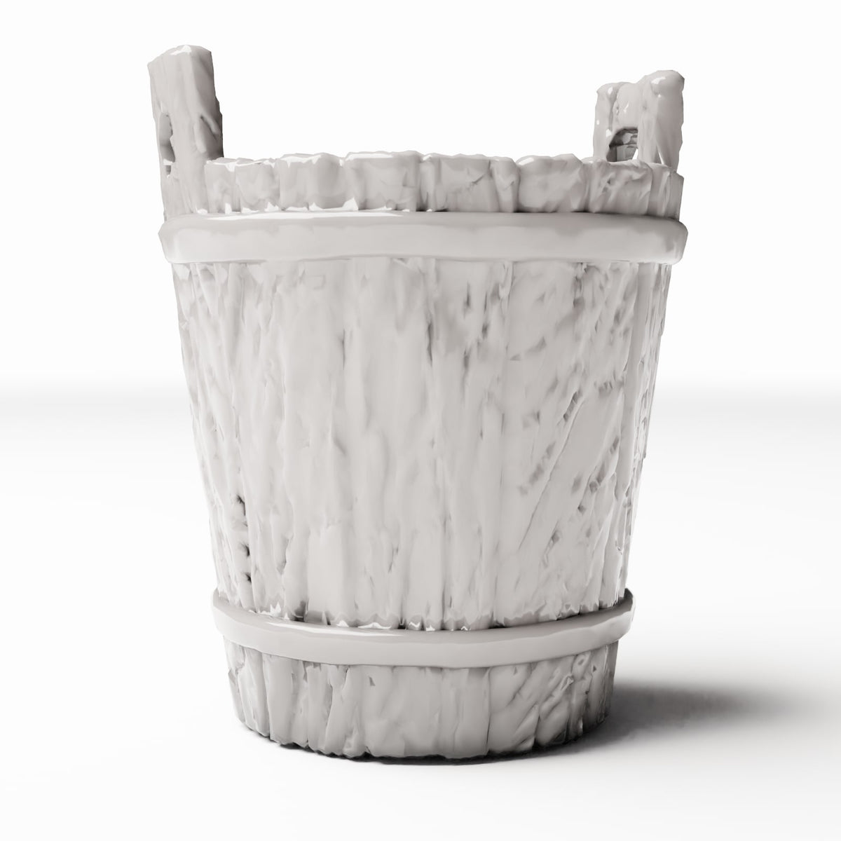 Diorama model-building product photo 3: Diorama Household: Rustic Wooden Bucket for Diorama Interiors (Ref. 1489D)