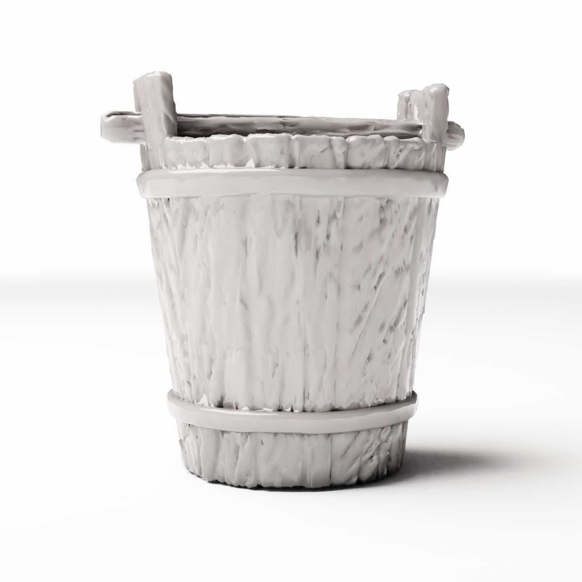 Diorama model-building product photo 3: Diorama Accessories: Rustic Wooden Bucket for Miniature Scenes (Ref. 1490D)