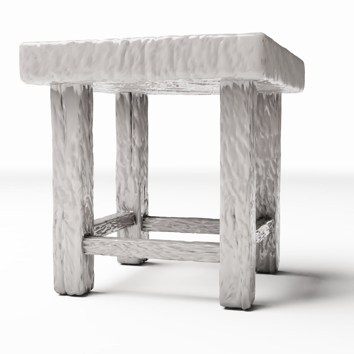 Diorama Modellbau Produktfoto 0: Diorama Möbel: Rustikaler Miniaturstuhl aus Holz (Ref. 1491D)