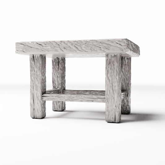 Diorama model-building product photo 0: Diorama Furniture: Rustic Wooden Miniature Chair (Ref. 1493D)
