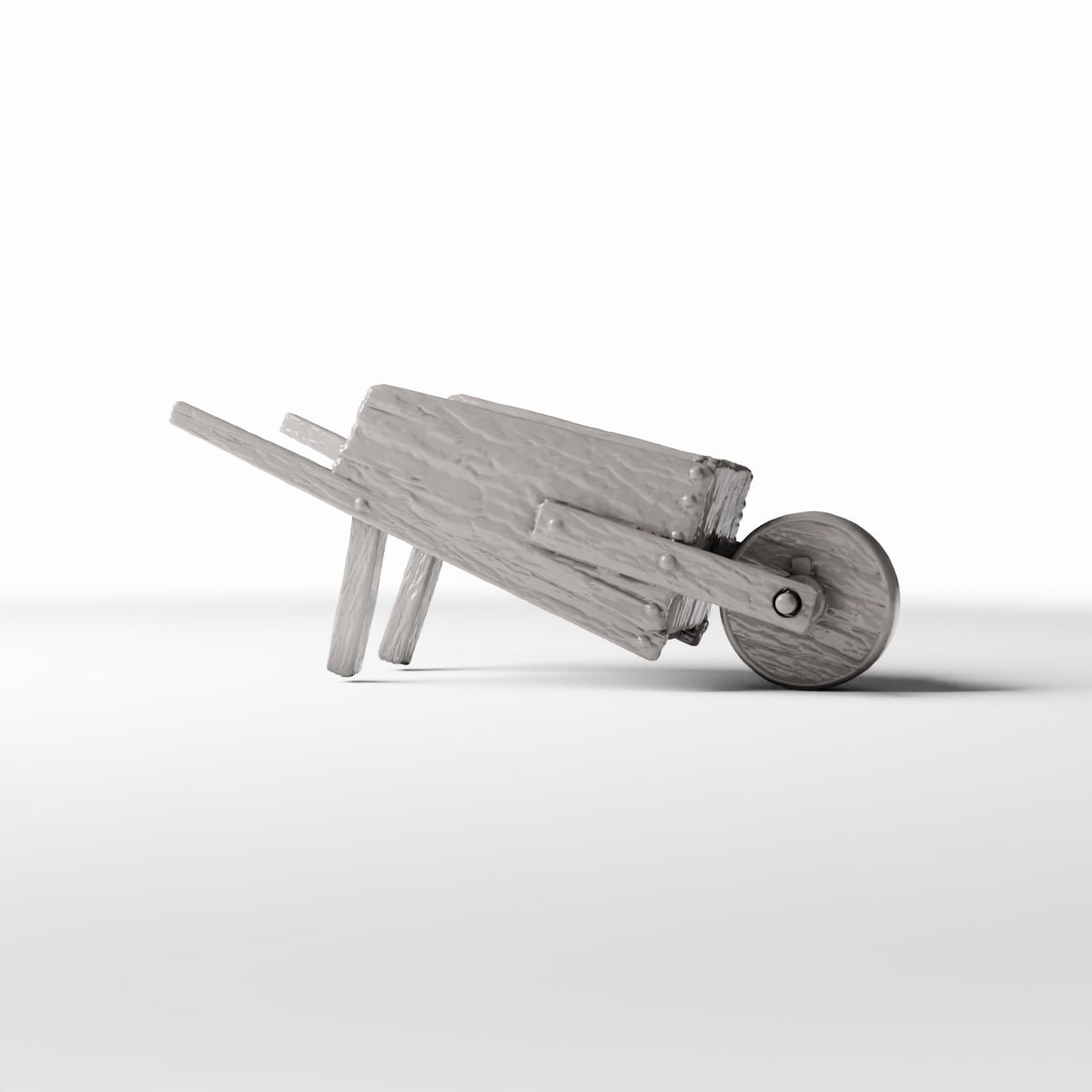 Diorama Modellbau Produktfoto 0: Diorama Lagerzubehör: Rustikaler Holzhandkarren (Ref. 1495D)