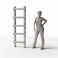 Diorama model-building product photo 1: Diorama Workshop: Rustic Miniature Ladder (Ref. 1497D)
