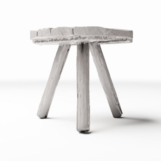 Diorama model-building product photo 0: Diorama Kitchen: Rustic Three-Legged Wooden Stool for the Miniature Kitchen (Ref. 1498D)