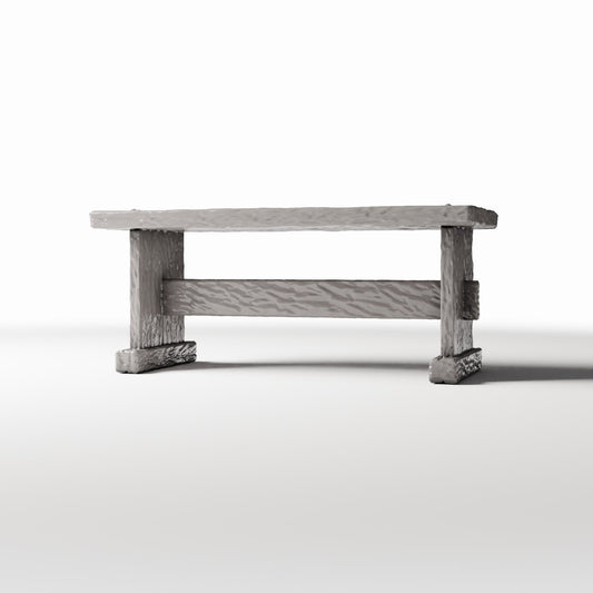Diorama model-building product photo 0: Diorama Kitchen: Rustic Wooden Table for the Miniature Kitchen (Ref. 1499D)