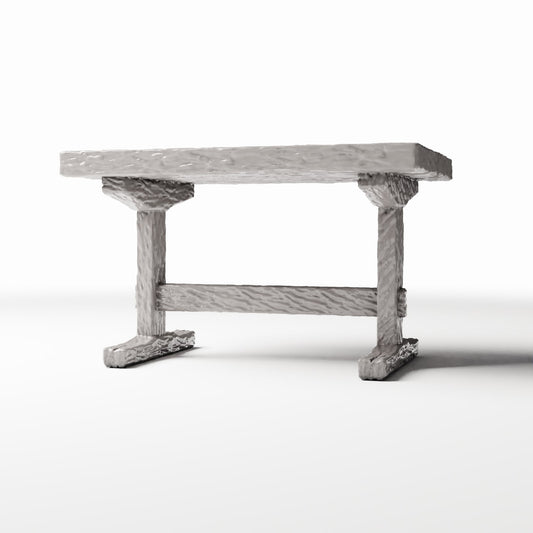 Diorama model-building product photo 0: Diorama Kitchen: Rustic Wooden Table for Miniature Kitchen (Ref. 1500D)
