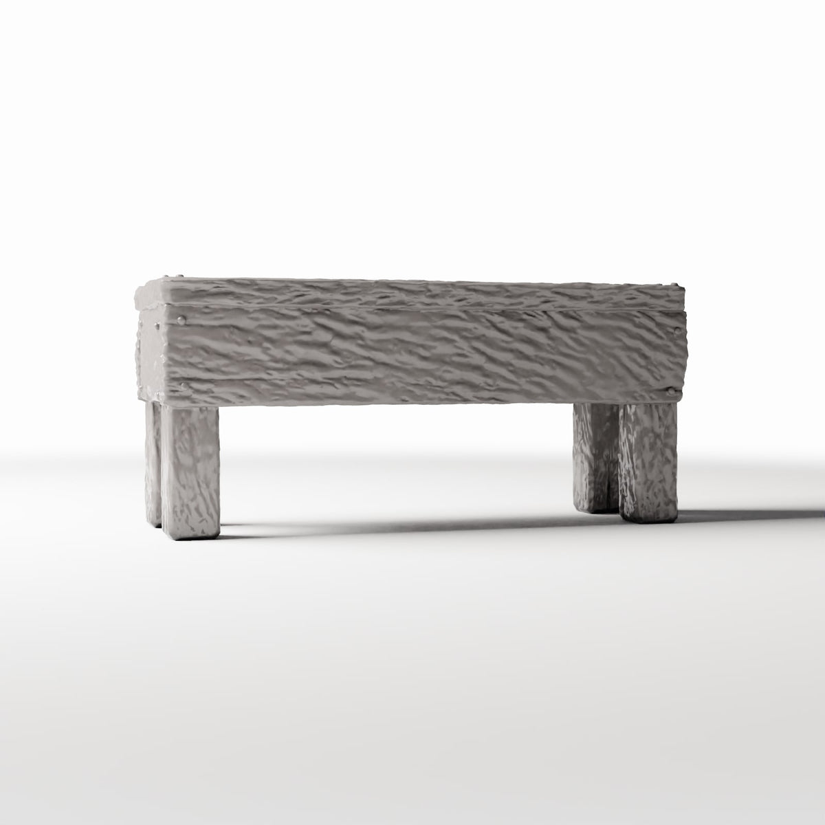Diorama model-building product photo 3: Diorama Kitchen: Rustic Wooden Table for Miniature Kitchen (Ref. 1504D)