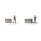 Diorama model-building product photo 1: Diorama Storage: Miniature Crate with Removable Lid (Ref. 1516D)