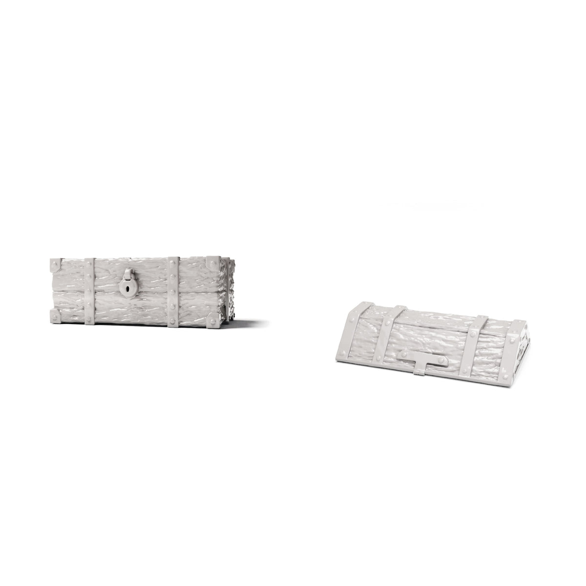 Diorama model-building product photo 0: Diorama Supplies: Large Open Treasure Chest (Ref. 1521D)