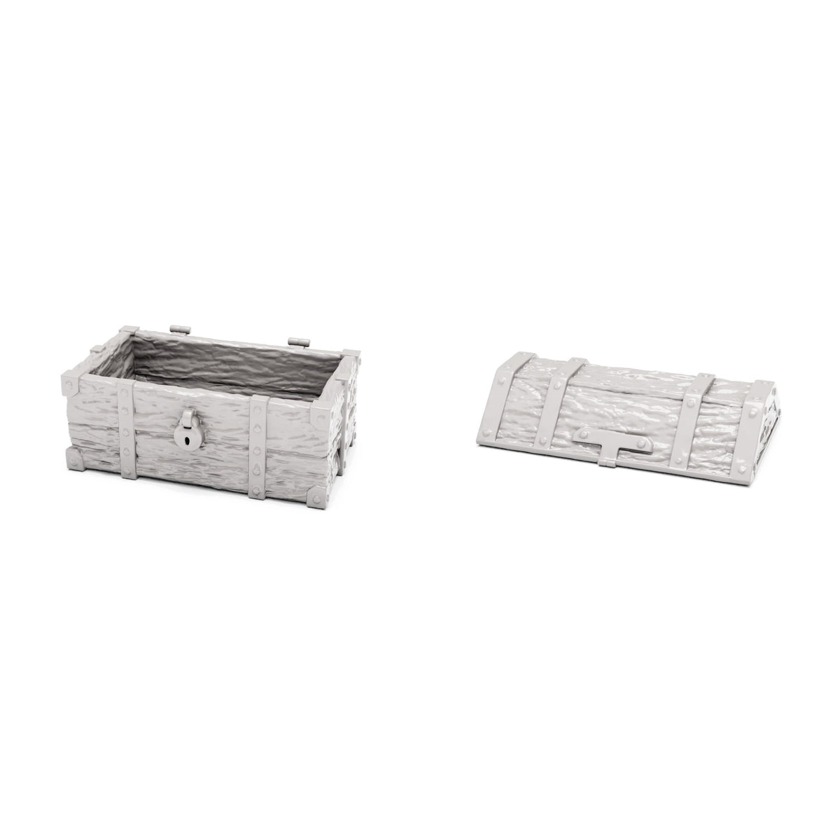 Diorama model-building product photo 0: Diorama Supplies: Open Treasure Chest (Ref. 1523D)