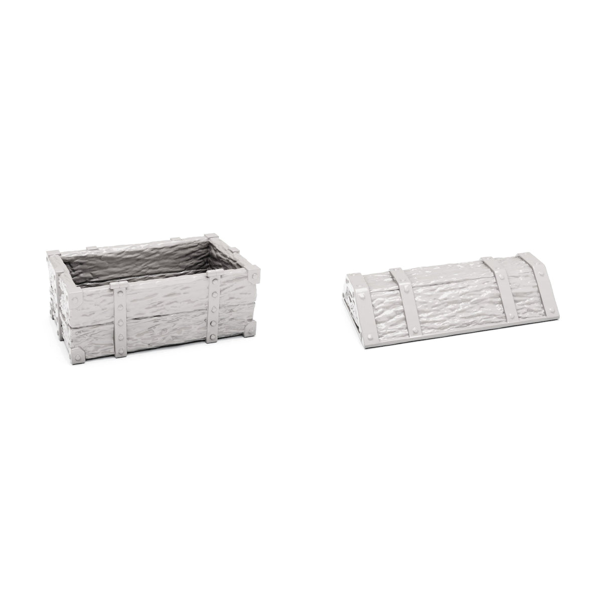 Diorama model-building product photo 3: Diorama Supplies: Open Treasure Chest (Ref. 1523D)