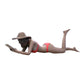 Product photo diorama and model building miniature figure: Woman at the beach 2