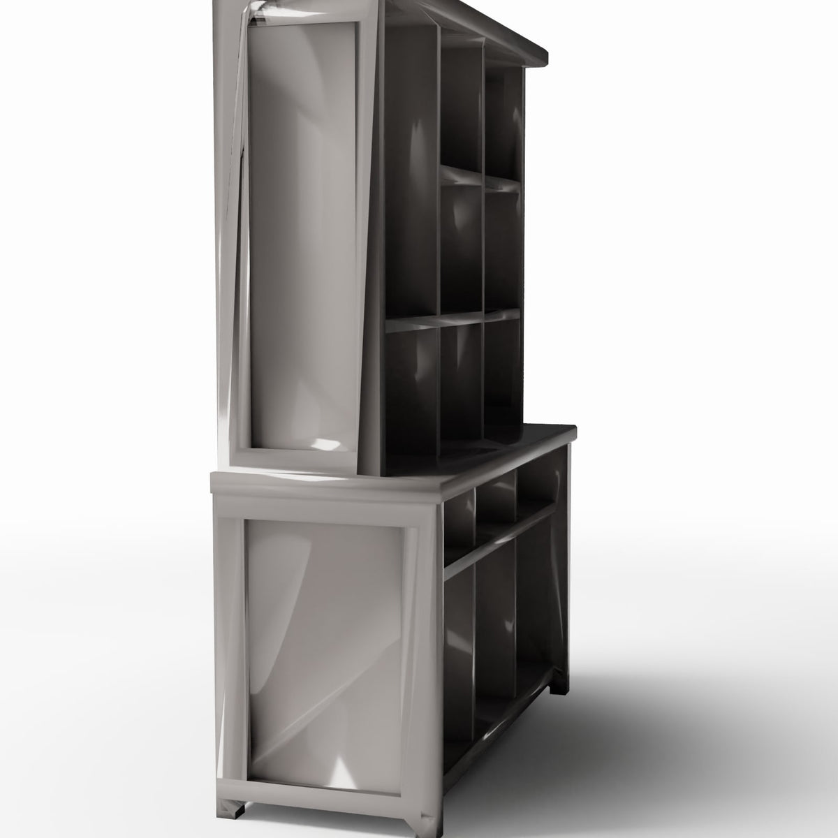Diorama model-building product photo 0: Diorama Furniture: Tall Kitchen Cabinet (Ref. 156D)