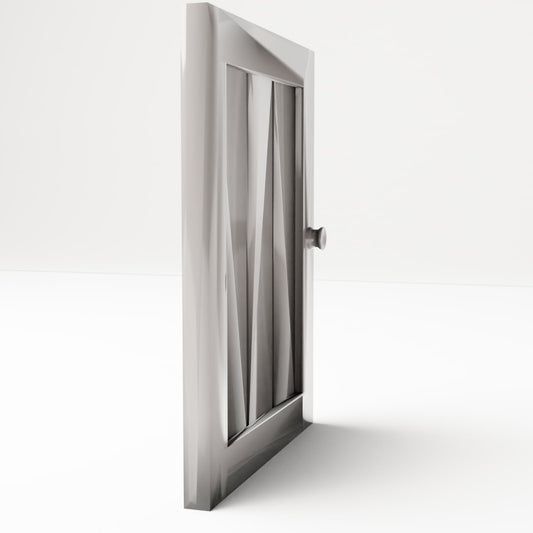 MyPortal 157 0: Diorama Furniture: Tall Kitchen Cabinet Door with Knob (Ref. 157D)