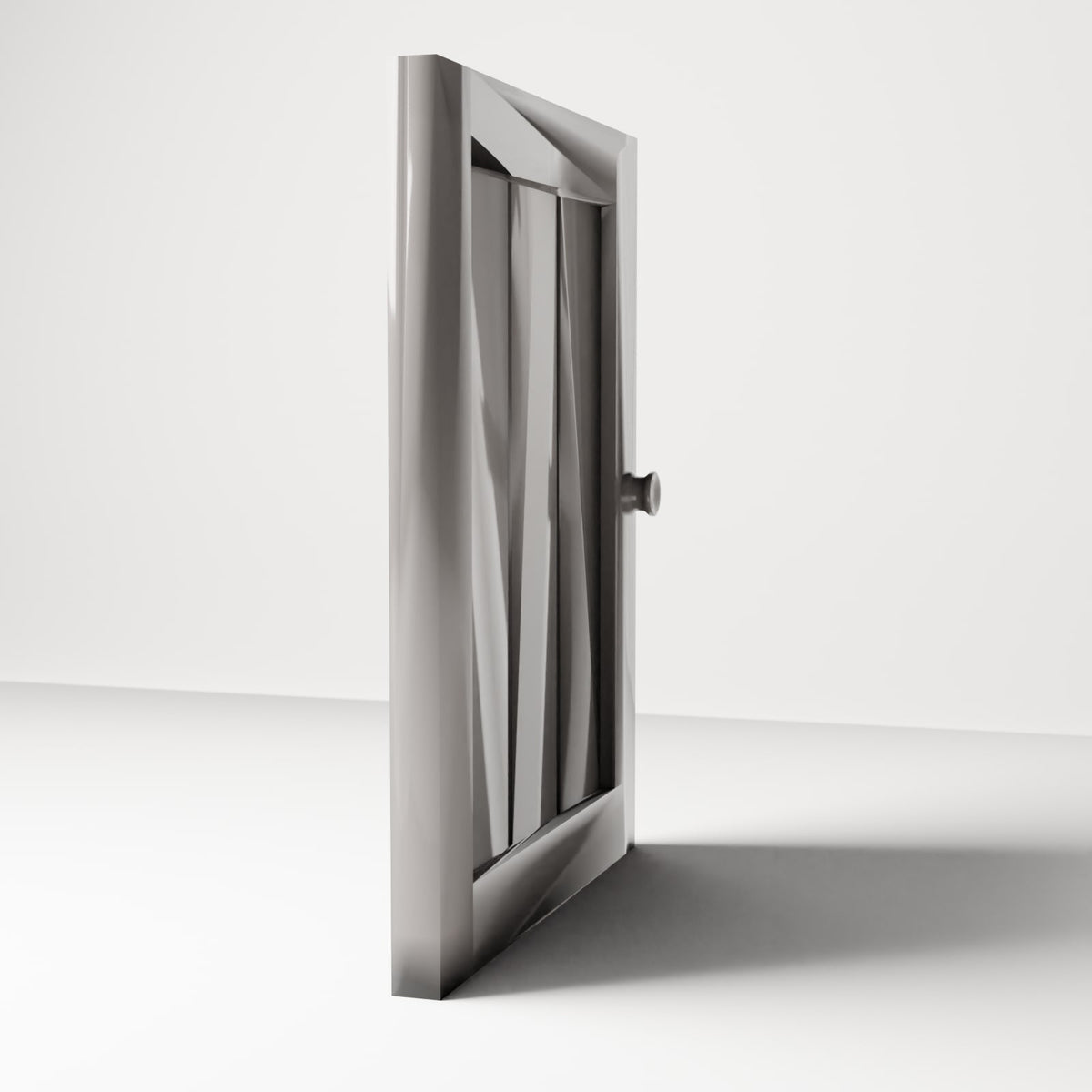 MyPortal 158 0: Diorama Furniture: Tall Cabinet Door with Knob (Ref. 158D)