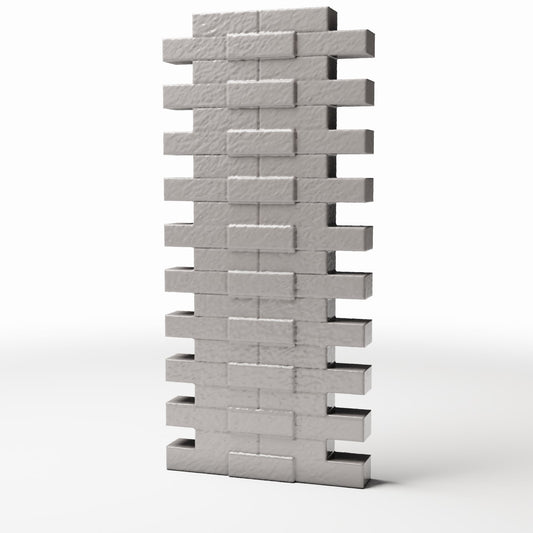 Diorama model-building product photo 0: Diorama Building Detail: Damaged Brick Wall Section (Ref. 1623D)