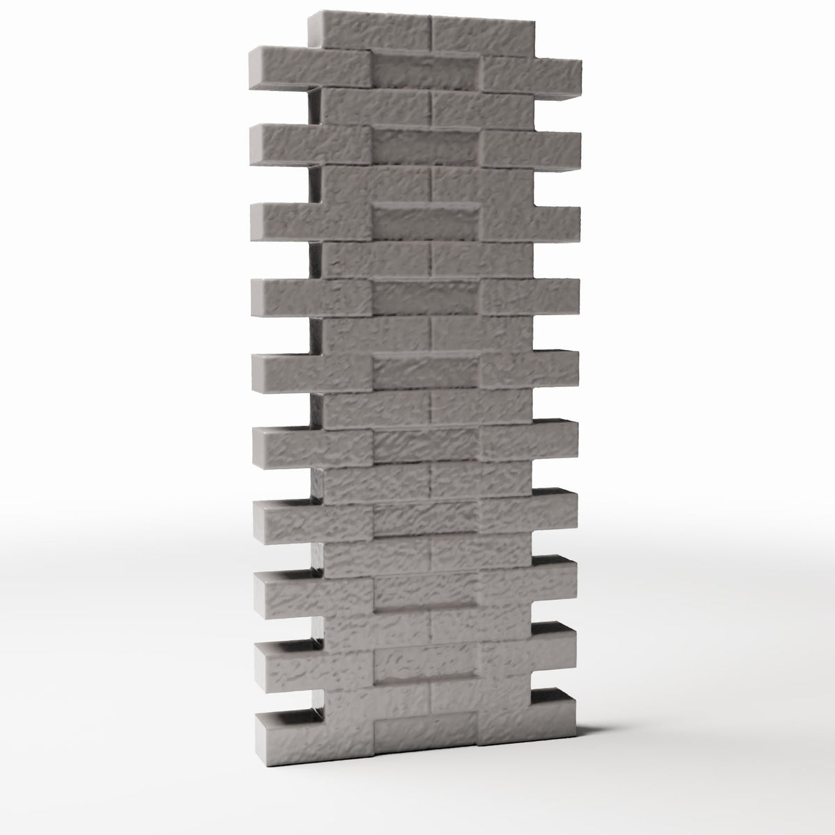 Diorama model-building product photo 3: Diorama Building Detail: Damaged Brick Wall Section (Ref. 1623D)