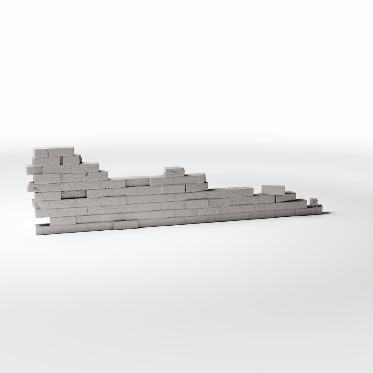 Diorama model-building product photo 3: Diorama Building: Damaged Brick Wall as a Building Detail (Ref. 1625D)