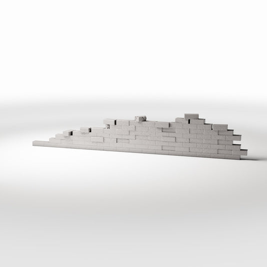 Diorama model-building product photo 0: Diorama Building Detail: Damaged Brick Wall Type 3 (Ref. 1626D)