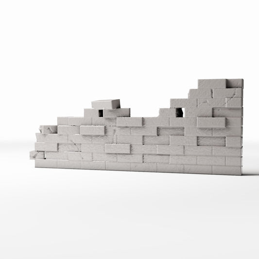 Diorama model-building product photo 0: Diorama Building Detail: Damaged Brick Wall (Ref. 1629D)