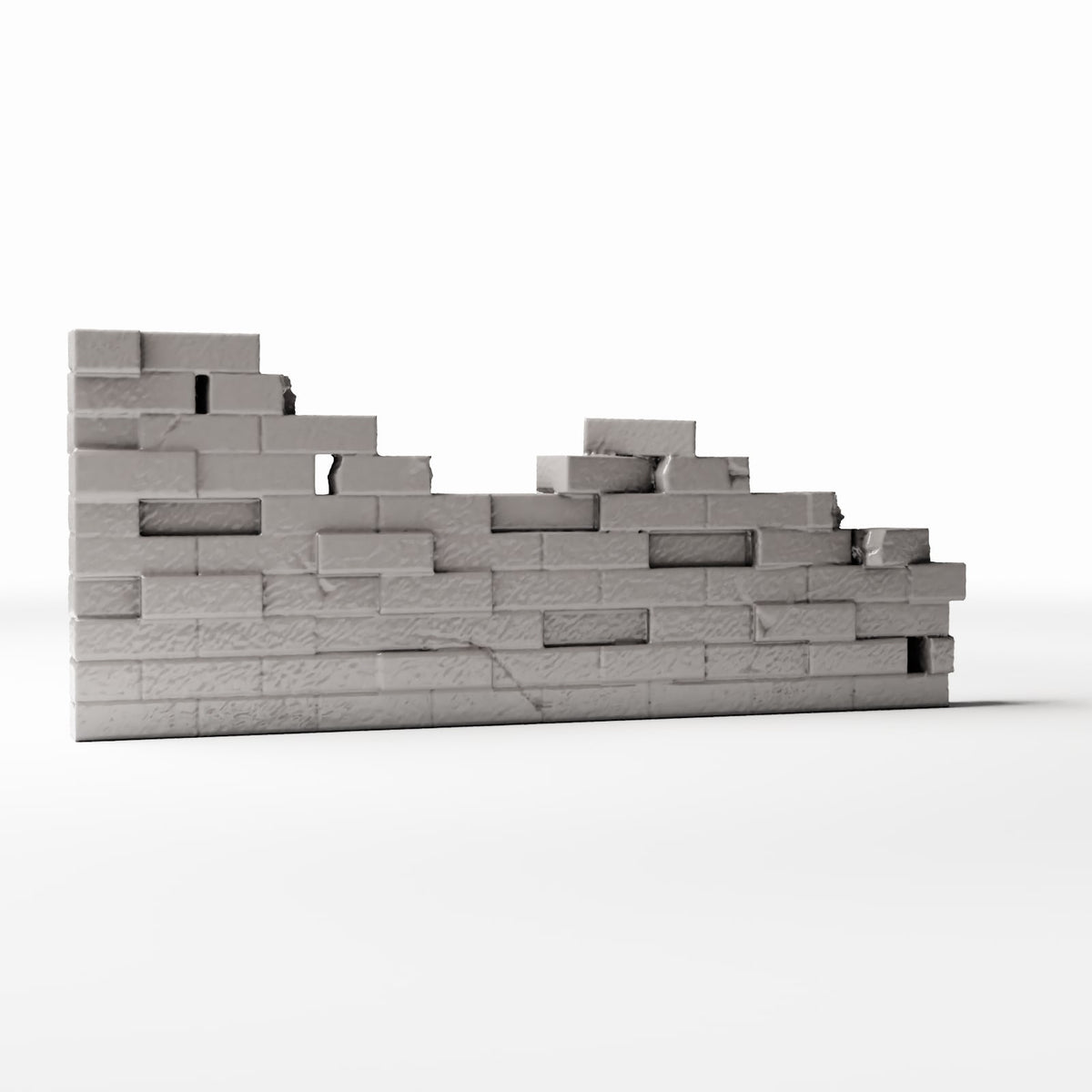 Diorama model-building product photo 3: Diorama Building Detail: Damaged Brick Wall (Ref. 1629D)