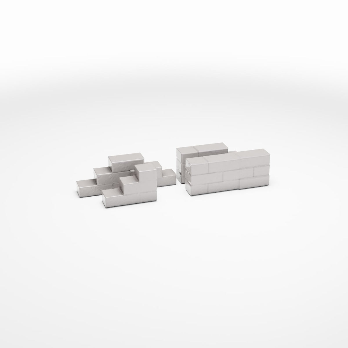 Diorama model-building product photo 3: Diorama Building Elements: Wall Sections for Field Camps (Ref. 1636D)