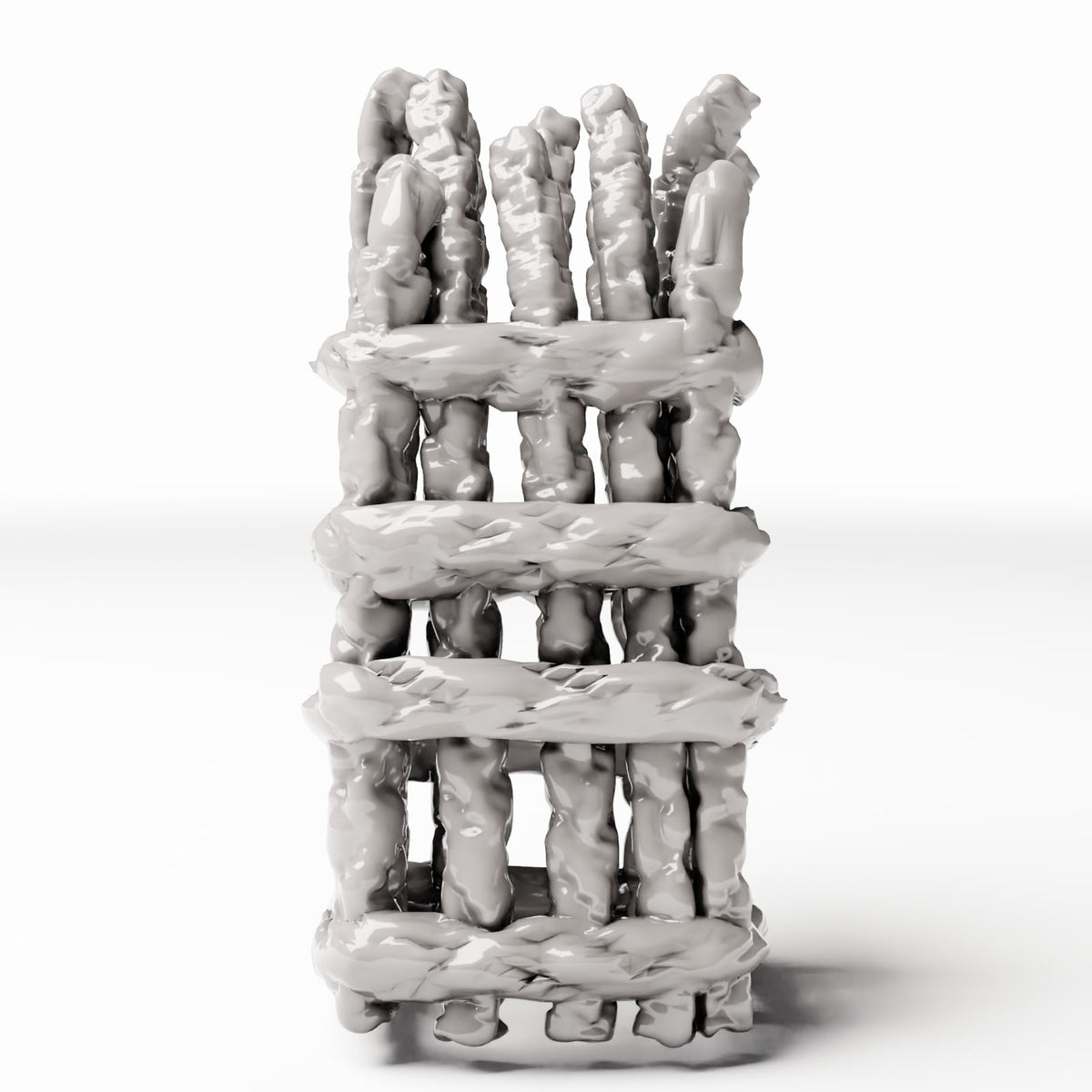 Diorama model-building product photo 2: Diorama Building: Damaged Support Column for Field Shelter (Ref. 1652D)