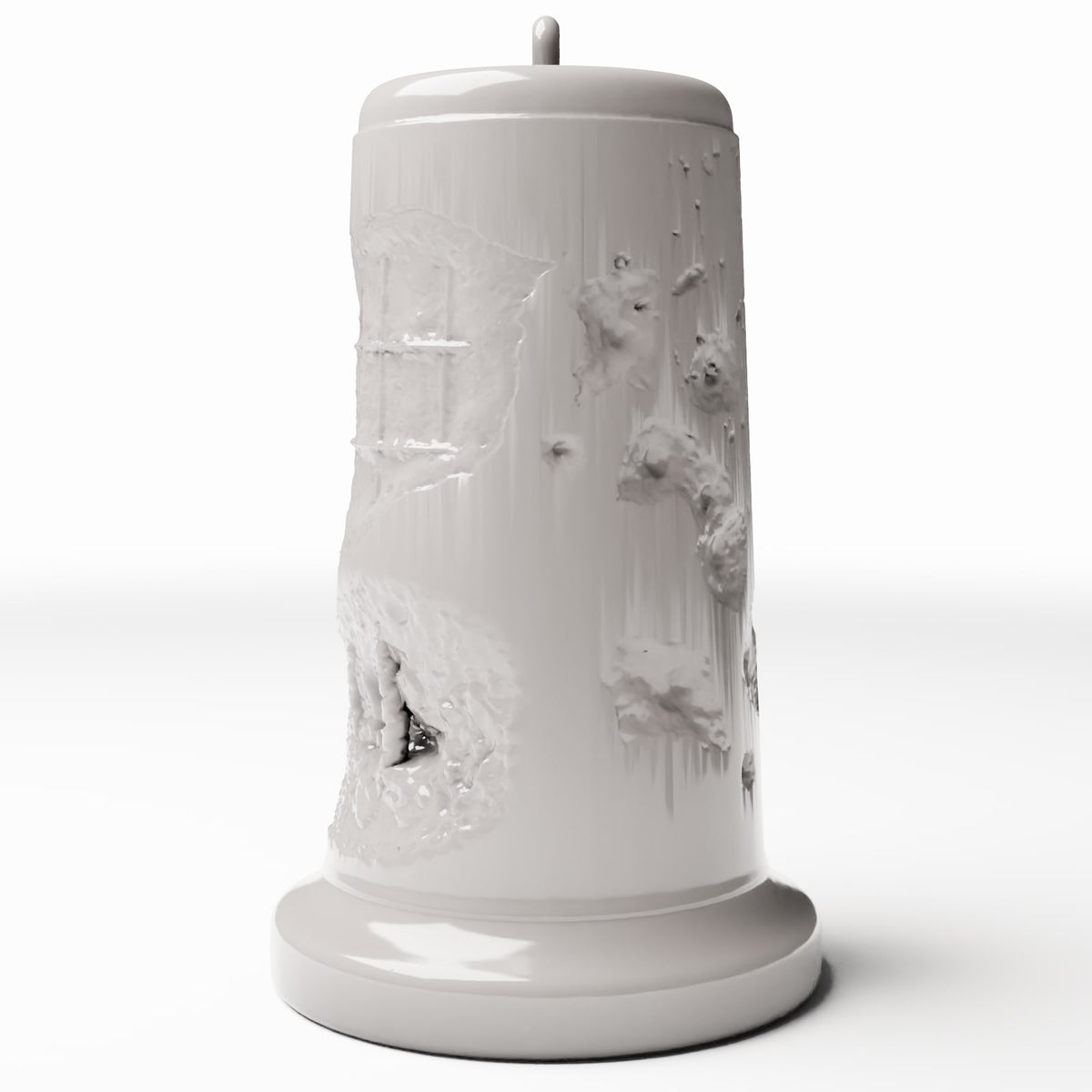 Diorama model-building product photo 2: Military Diorama: Damaged Type A Concrete Barrier (Ref. 1655D)