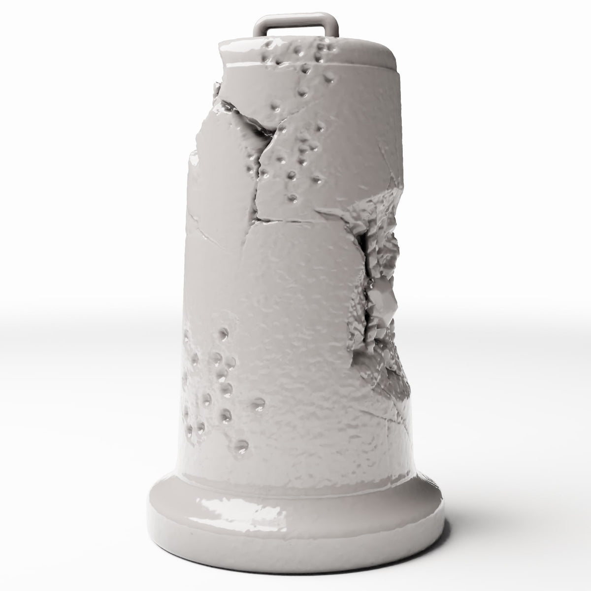 Diorama model-building product photo 0: Military Diorama: Damaged Mobile Concrete Barrier (Ref. 1656D)